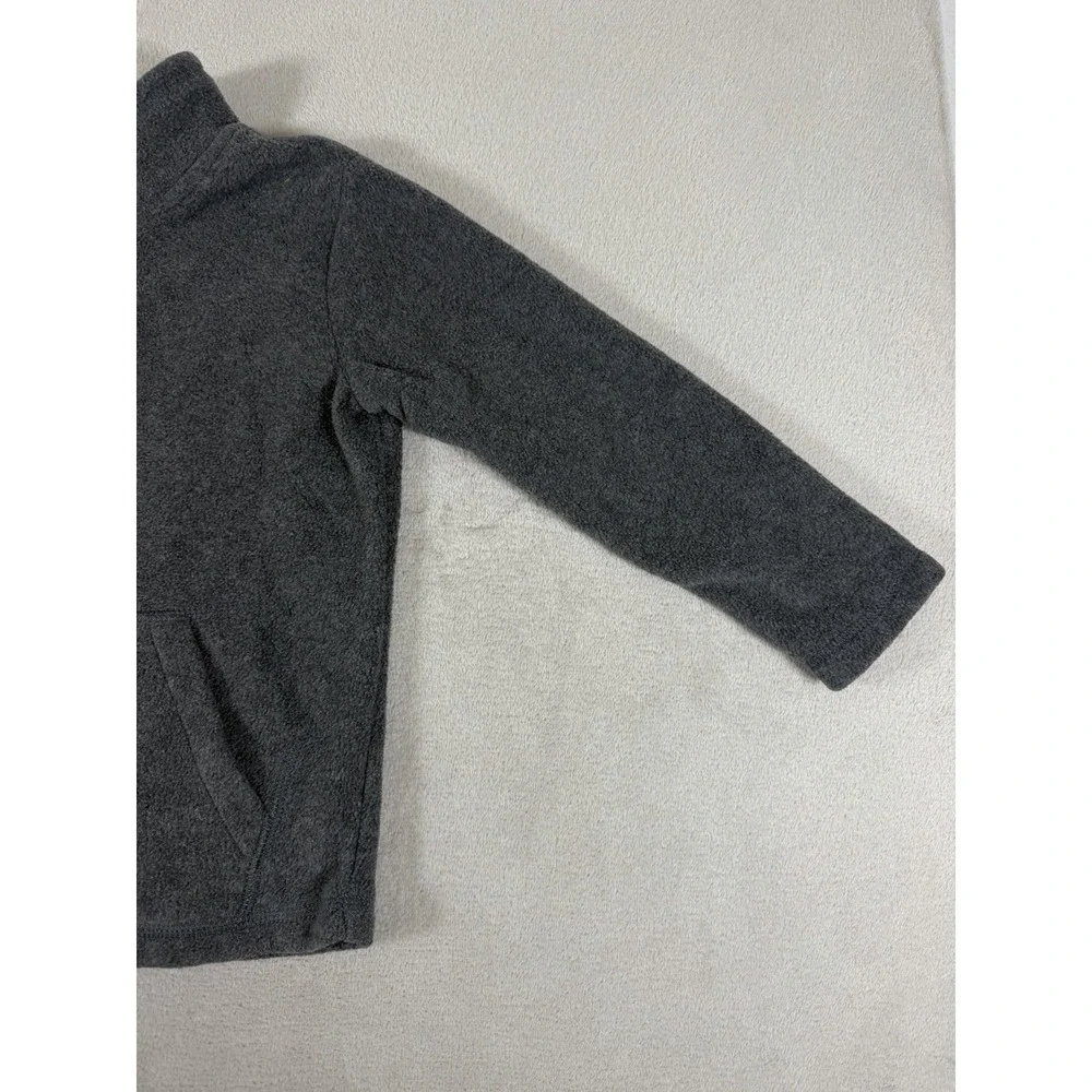 The Childrens Place Boys Gray Microfleece Half Zip Pullover Jacket Size 5T